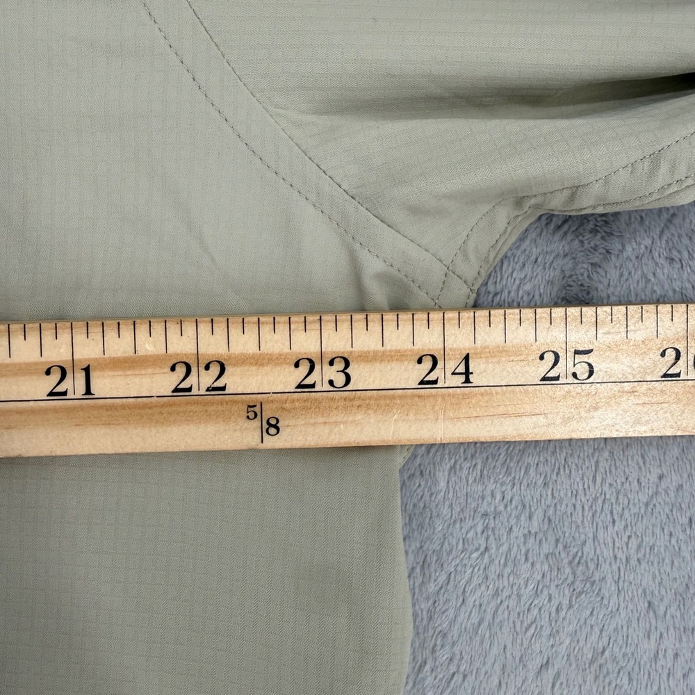 Filson Ultra-Light Shirt Mens Medium Sandbar Tan Ripstop Long Sleeve Polo NEW - Picture 15 of 15